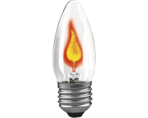 Ampoule bougie avec effet de flamme pour un éclairage d''ambiance