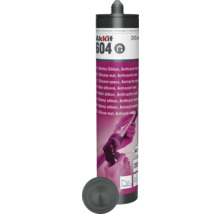 Akkit 604 Silicone sanitaire, anthracite mat, cartouche de 310 ml