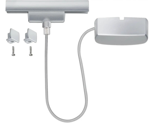 Kit complet pour l''installation d''un système d''éclairage avec rail, câble et accessoires de montage.