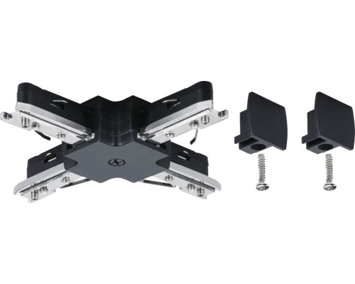 Connecteur de rail pour systèmes de rails électriques avec vis