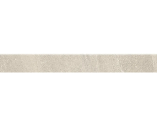Carrelage pour plinthe MIRAVA NARVIK white LxLxE 7.5x60x0.85 cm Carreau en céramique aspect pierre naturelle