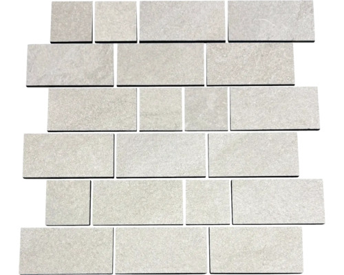 Mosaïque en grès cérame avec motif à joints croisés