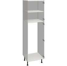 Armoire haute de cuisine avec étagères et pieds