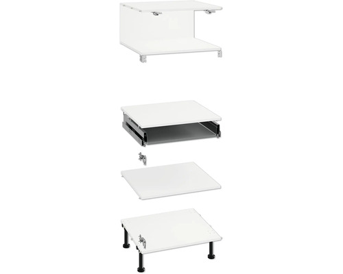 Kit de meubles avec tiroir et pieds pour montage soi-même