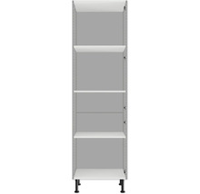 Hoher Küchenschrank mit Regalböden und Füssen