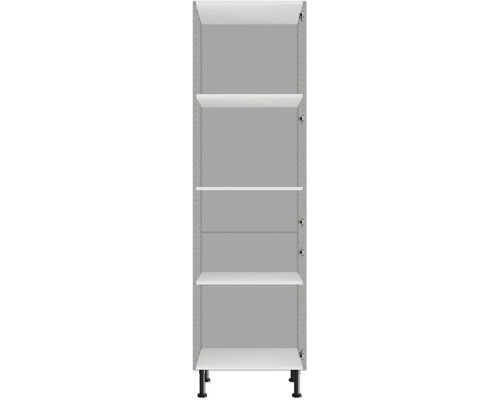 Hoher Küchenschrank mit Regalböden und Füssen