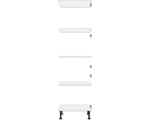 Badzimmermöbel-Set mit Waschtischunterschrank, Hängeschrank und Unterschrank