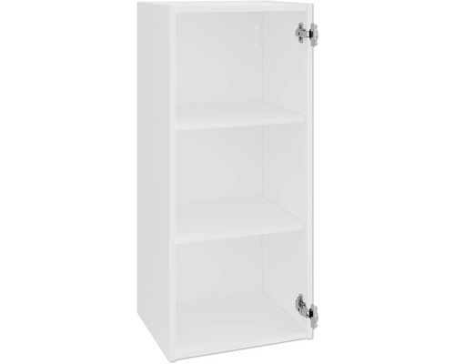 Meuble haut blanc avec trois étagères