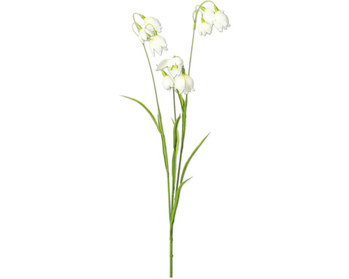 Perce-neige artificiel avec tiges et feuilles vertes