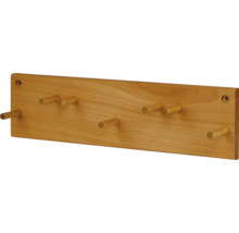 Porte-manteau en bois avec six crochets