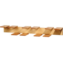 Holzregal mit mehreren Ablageflächen für die Wandmontage