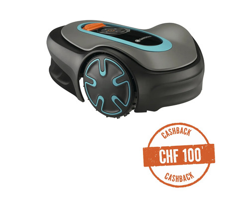 Robot tondeuse Gardena avec action de remise Robot tondeuse Gardena avec action de remise