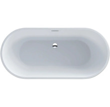 Baignoire îlot, forme ovale, vue de dessus