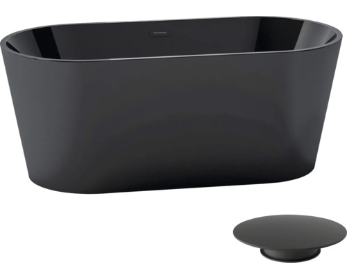 Baignoire îlot avec garniture d''écoulement