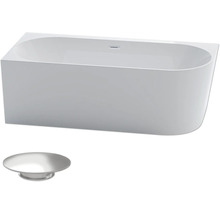 Baignoire îlot avec garniture de vidage