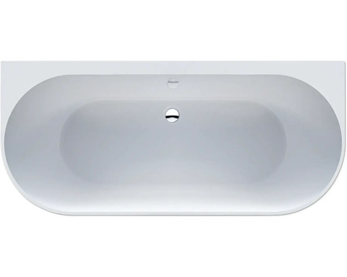 Vue de dessus d'une baignoire autoportante