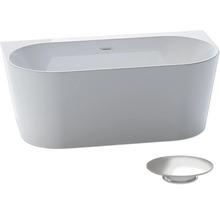 Baignoire îlot avec garniture de vidage