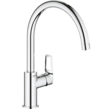 Mitigeur de cuisine monocommande Grohe avec bec haut