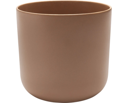 Pot de fleurs Alma céramique Ø 10 cm h 9,5 cm moka Pot de fleurs rond en céramique