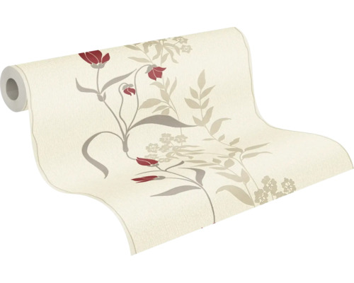 Rolle Vinyltapete mit Blumenmuster