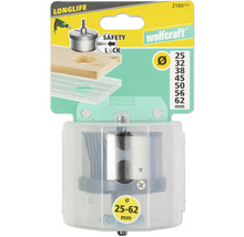 Scie-cloche Wolfcraft avec différentes tailles en set