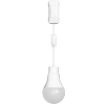 Lampe LED blanche avec suspension pour intérieur