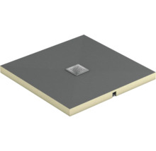 Receveur de douche carré avec drain