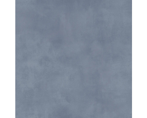 Wand- und Bodenfliese Noblesse blu matt 60x60x0,95cm Grauer Putz für Wände