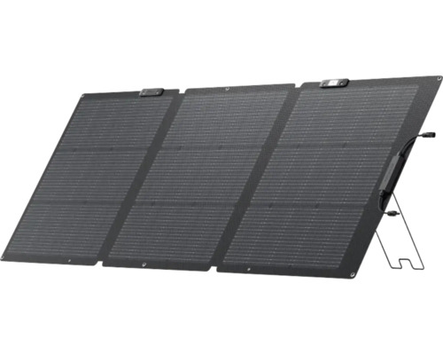 Panneau solaire portable avec trois panneaux et support