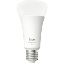 Hue LED Lampe mit E27 Fassung, Farbwechsel und 1600 Lumen