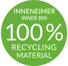 100 Prozent Recyclingmaterial für Inneneimer