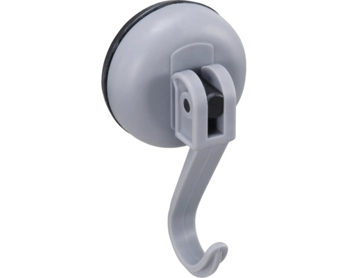 Crochet à ventouse form&style gris/blanc mat BPO-1549 DIS Crochet à ventouse pour fixation sur surfaces lisses