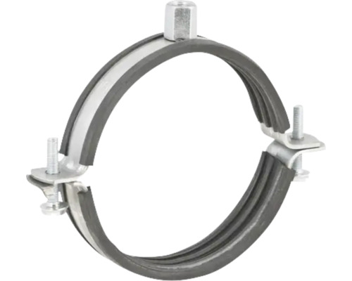 Collier de serrage avec joint Ø 100 mm M8/M10 Lot = 3 pièces Collier de serrage avec vis pour la fixation des tuyaux