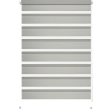 Fensterrollo mit horizontalen Streifen zur Lichtregulierung
