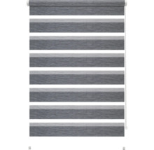 Store enrouleur double gris pour fenêtre