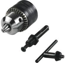 Mandrin de perçage avec adaptateur et clé de mandrin