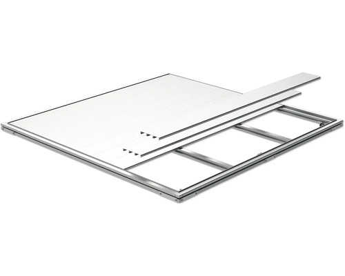 Terrasse en aluminium avec remplissage