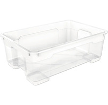 Transparente Aufbewahrungsbox aus Kunststoff