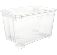 Boîte de rangement transparente en plastique