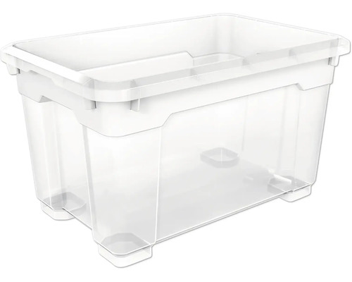 Transparente Aufbewahrungsbox aus Kunststoff