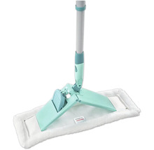 Mopp mit Teleskopstiel und Mikrofaserbezug für Bodenreinigung