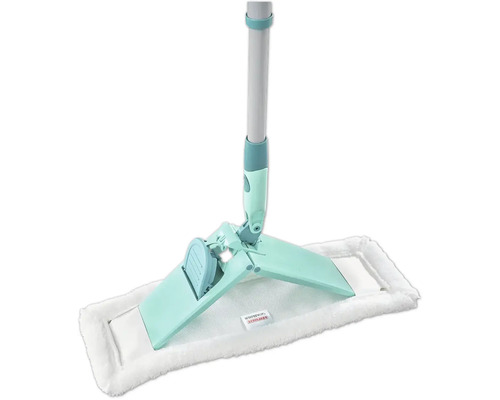 Mopp mit Teleskopstiel und Mikrofaserbezug für Bodenreinigung