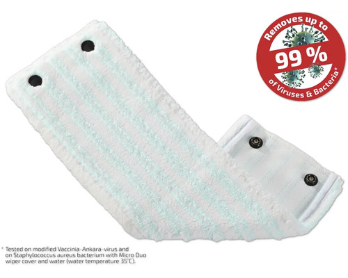 Housse de serpillière pour le nettoyage, élimine jusqu''à 99 % des virus et des bactéries
