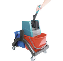 Chariot de nettoyage avec seau et système d''essorage