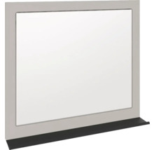 Miroir rectangulaire avec étagère