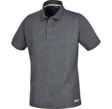 Graues Poloshirt mit kurzen Ärmeln