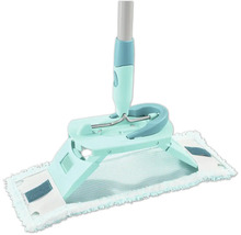 Balai à franges avec housse en microfibre pour le nettoyage des sols durs
