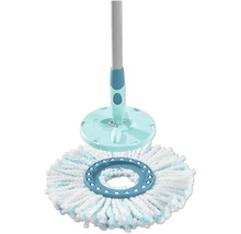 Balai à franges avec manche et tête de balai ronde interchangeable