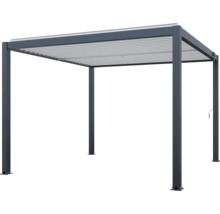 Pergola de jardin autoportante avec toit à lamelles