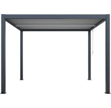 Pergola de terrasse autoportante avec toit à lamelles